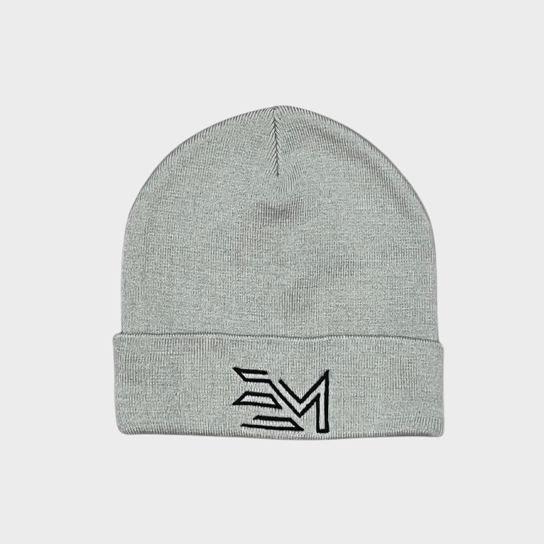 Elite Muscle Premium Grey & Black Beanie
