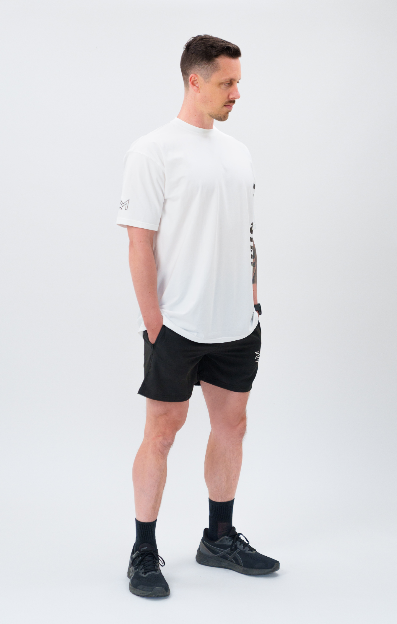 EM White & Black DISCIPLINED Shirt
