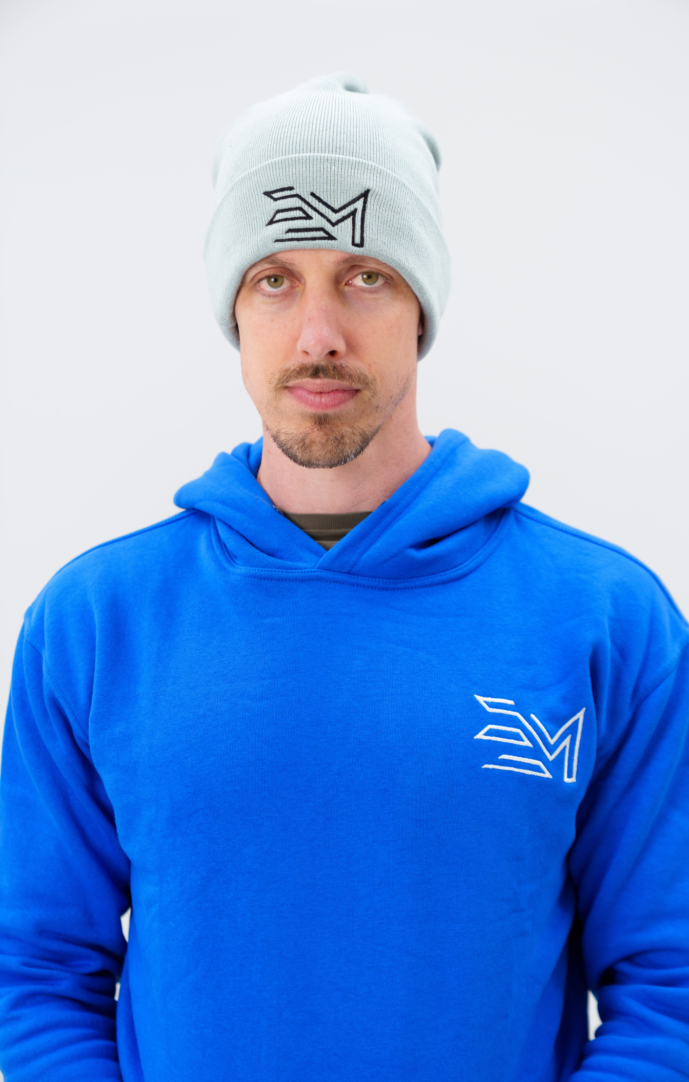 Elite Muscle Premium Grey & Black Beanie