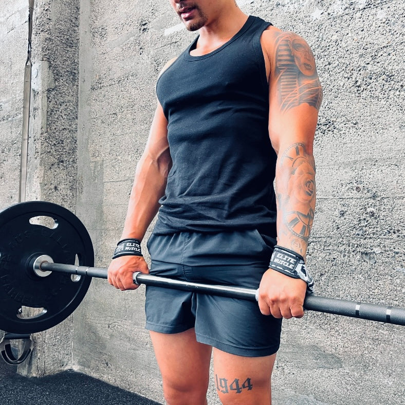 Lifting Straps Padded Grey Camo Weight Lifting Straps | Elite Muscle