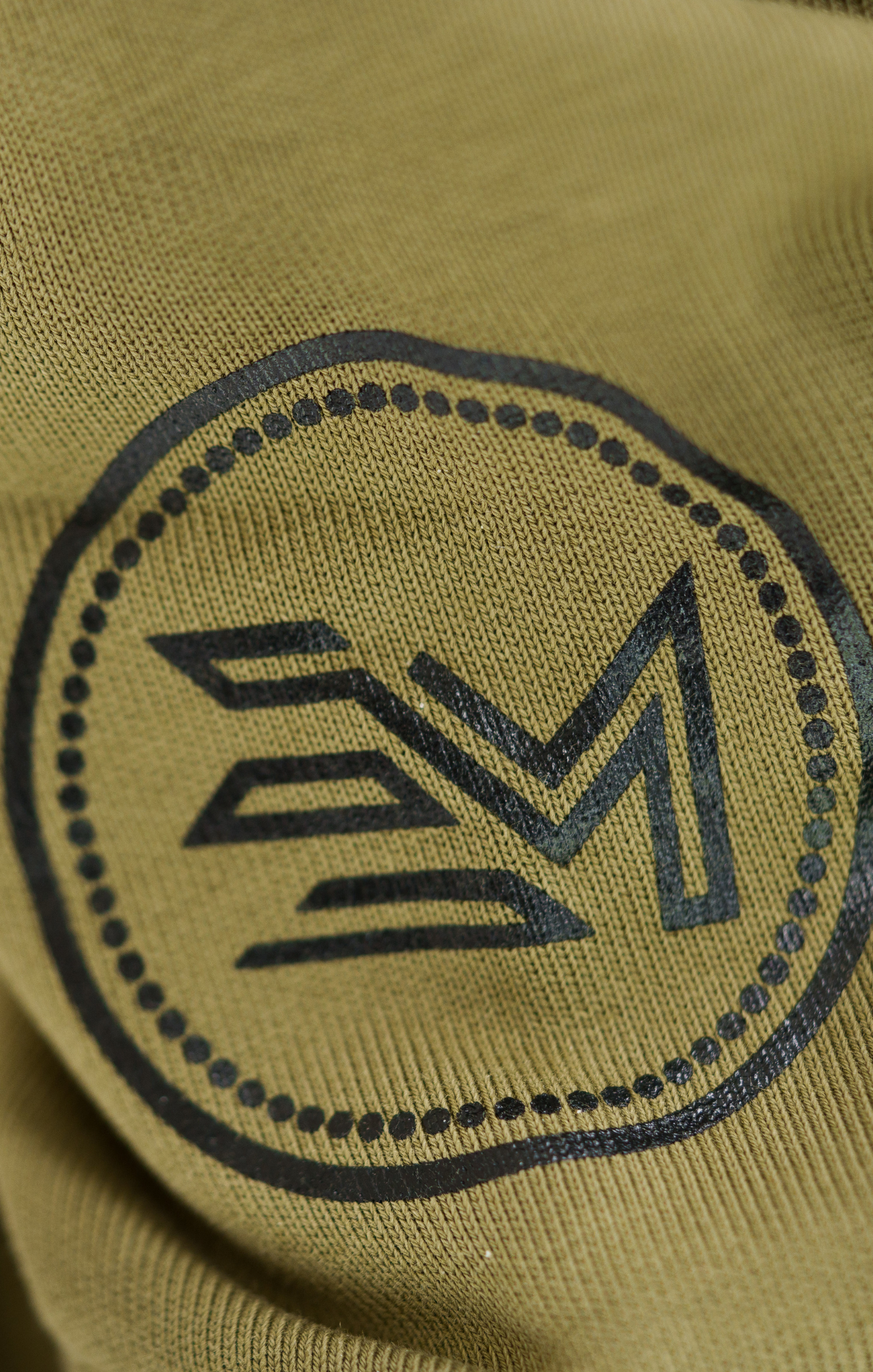 Khaki Green DISCIPLINED French Terry Hoodie