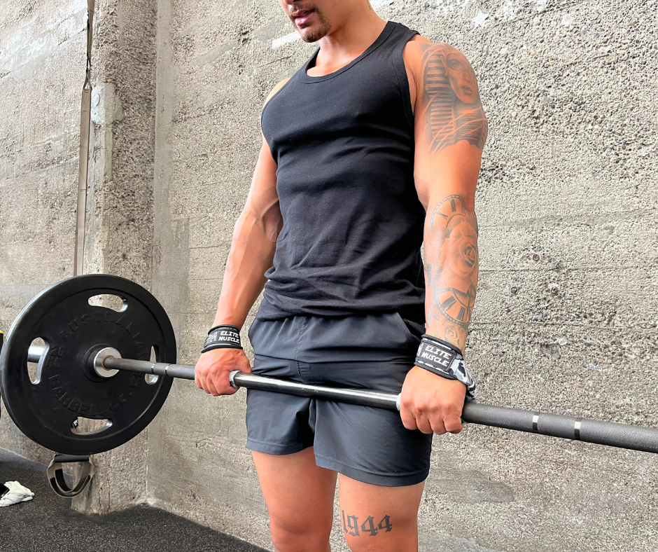 ELITE MUSCLE CAMO PADDED LIFTING STRAPS