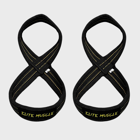 Lifting Straps Figure 8 Weight Lifting Straps | Elite Muscle